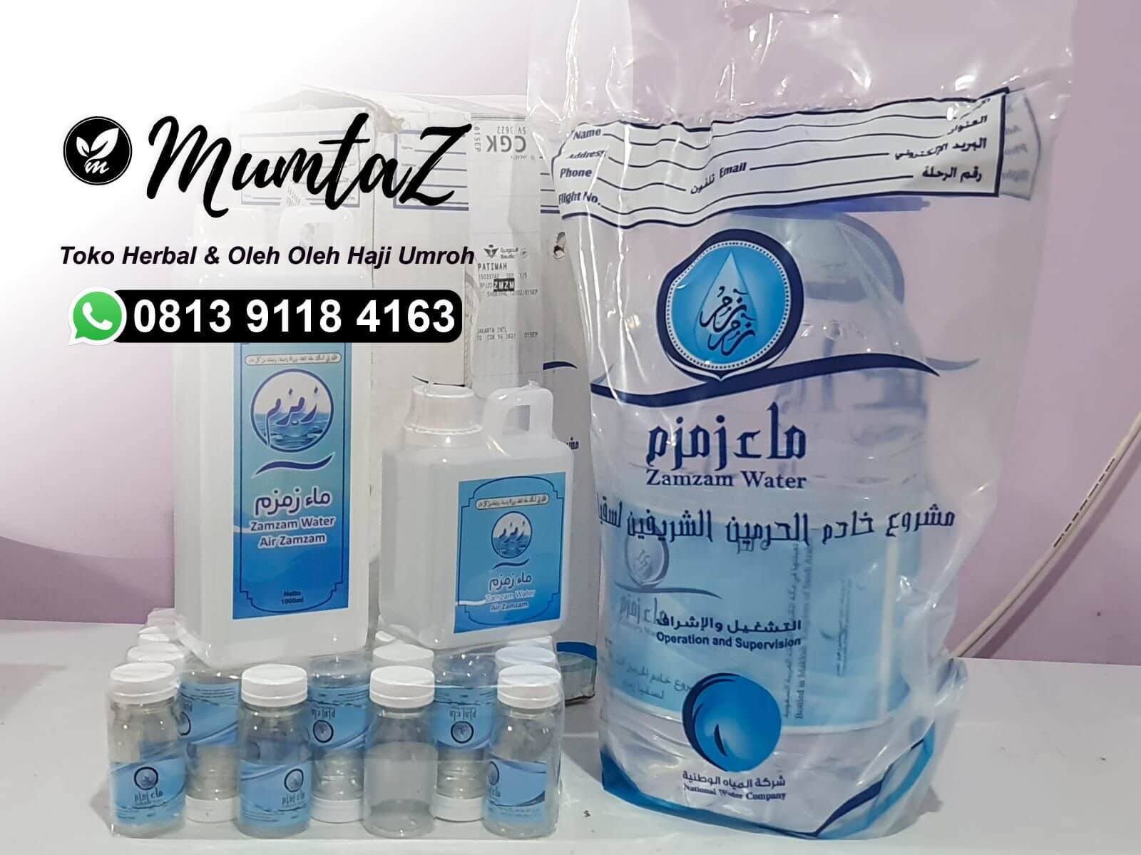 tempat beli air zamzam asli di batang